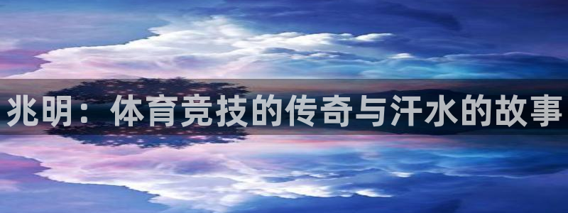 利记官方正版app官方：兆明：体育竞技的传奇与汗水的故事